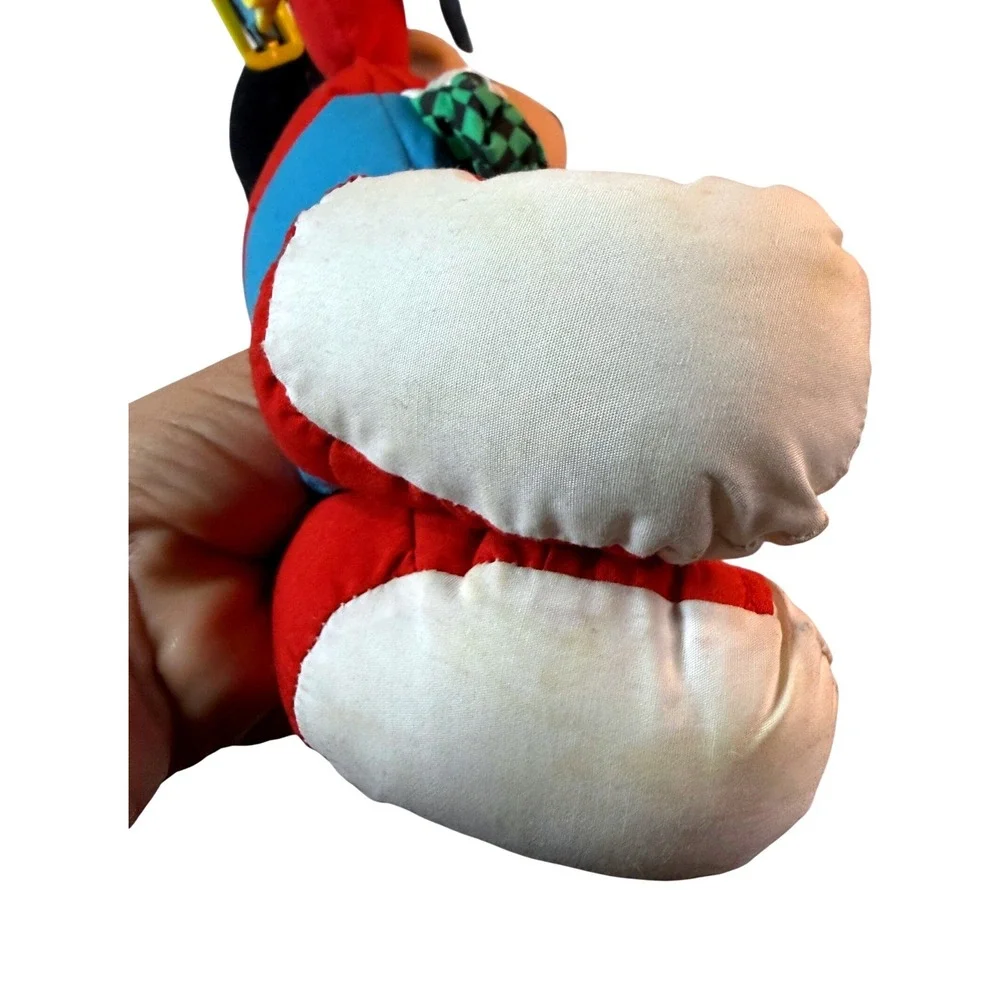 Vintage Disney Mickey Mouse Dress Up Learning Plush Toy